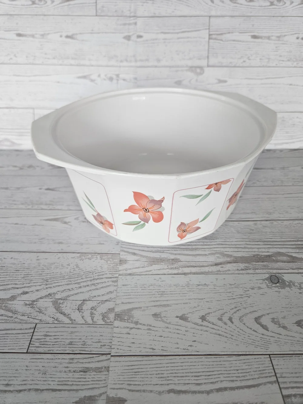 VINTAGE HARUMI JAPAN FLORAL CASSEROLE DISH